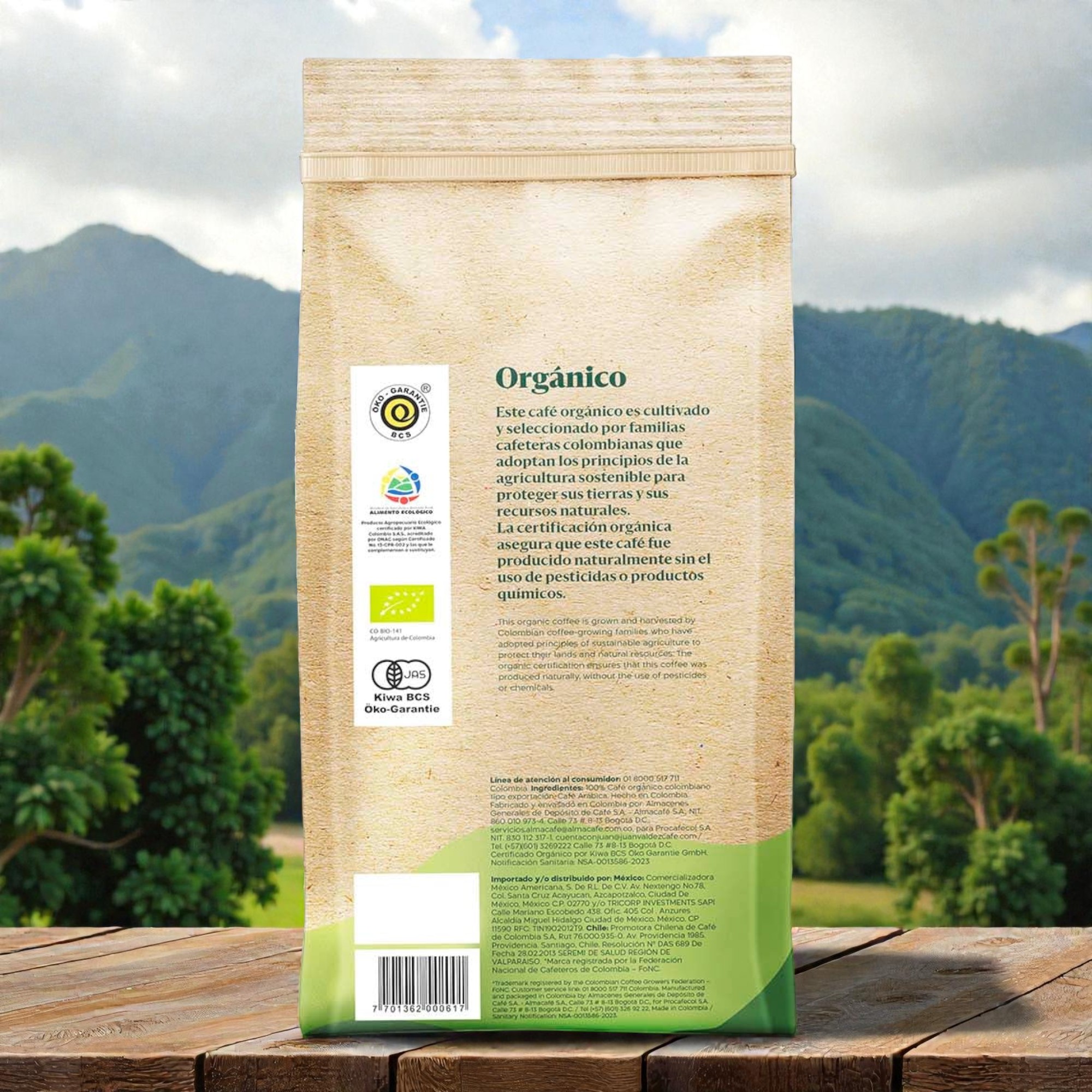 Organic Whole Bean Coffee 454g - Image 2