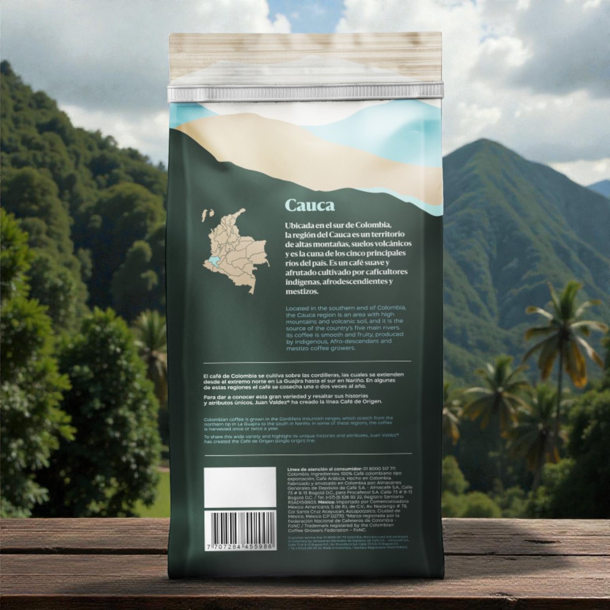 Cauca Whole Bean Coffee 454g - Image 2