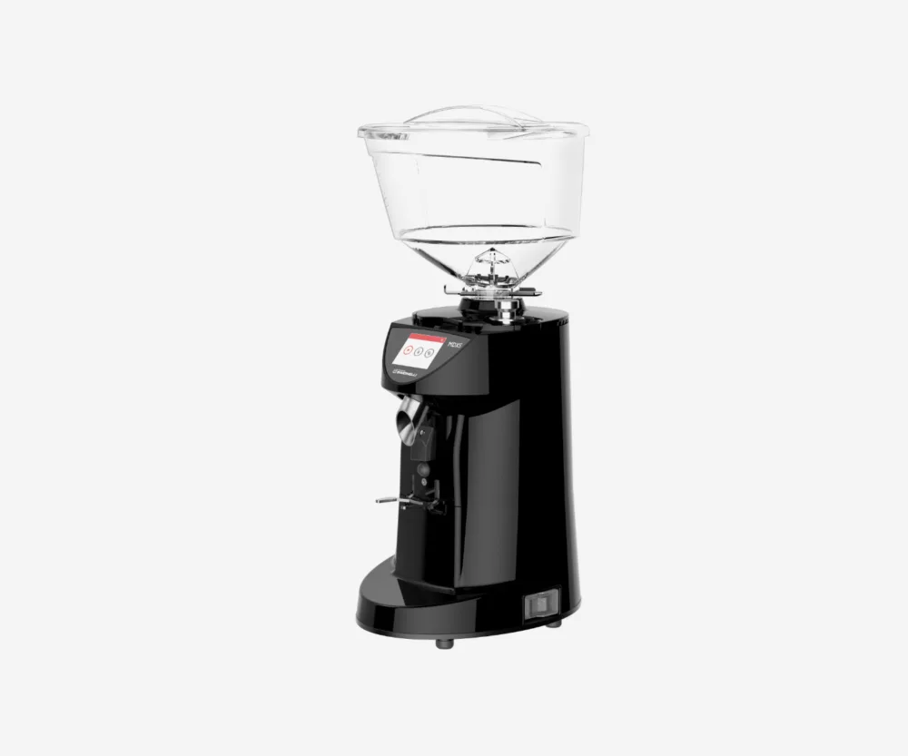 Nuova Simonelli MDXS on-demand coffee grinder in black